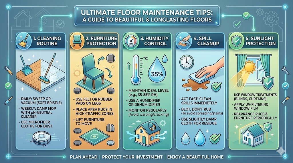 Floor Maintenance Tips to Make Your Floors Last Longer