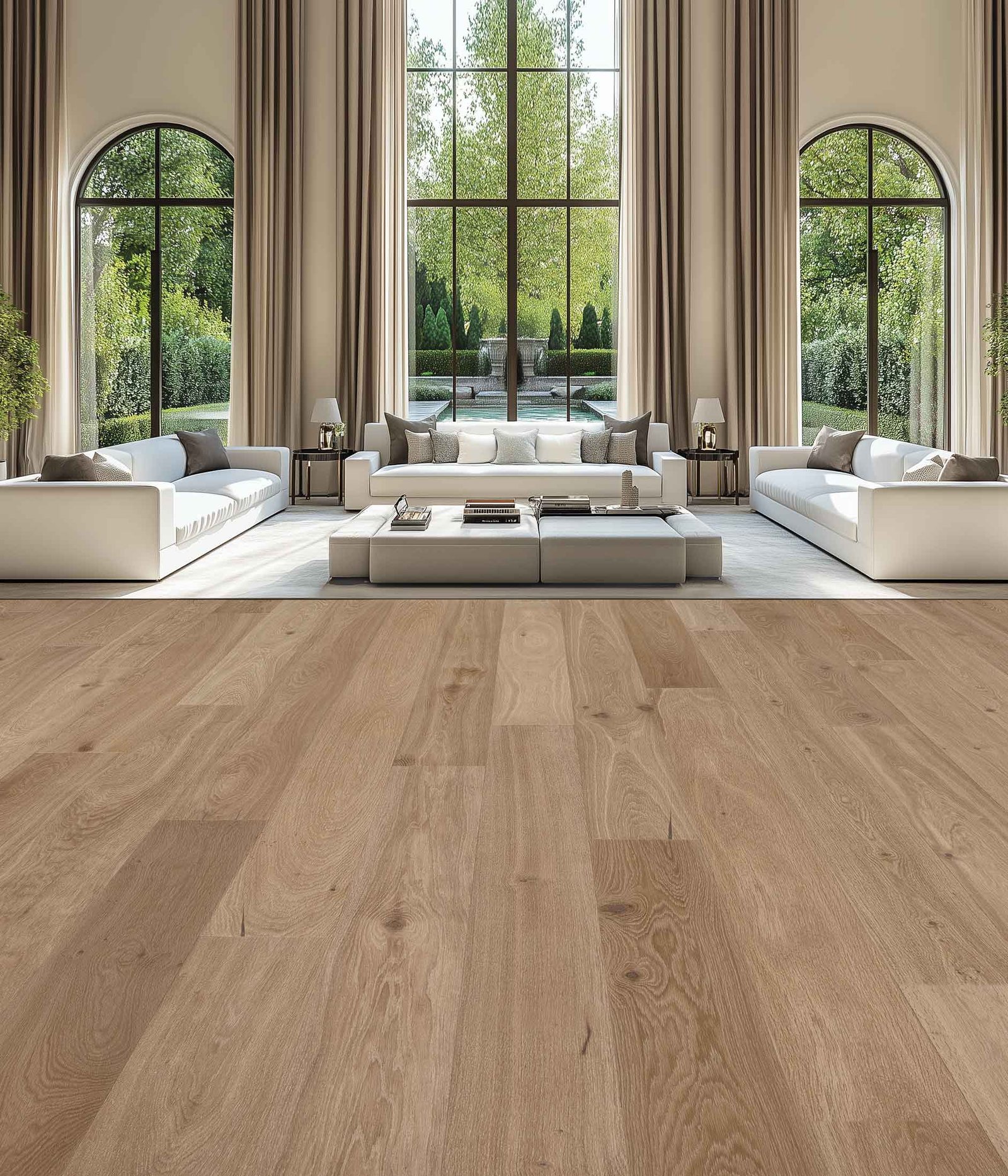 Carnival Plus Divina wood flooring in a room