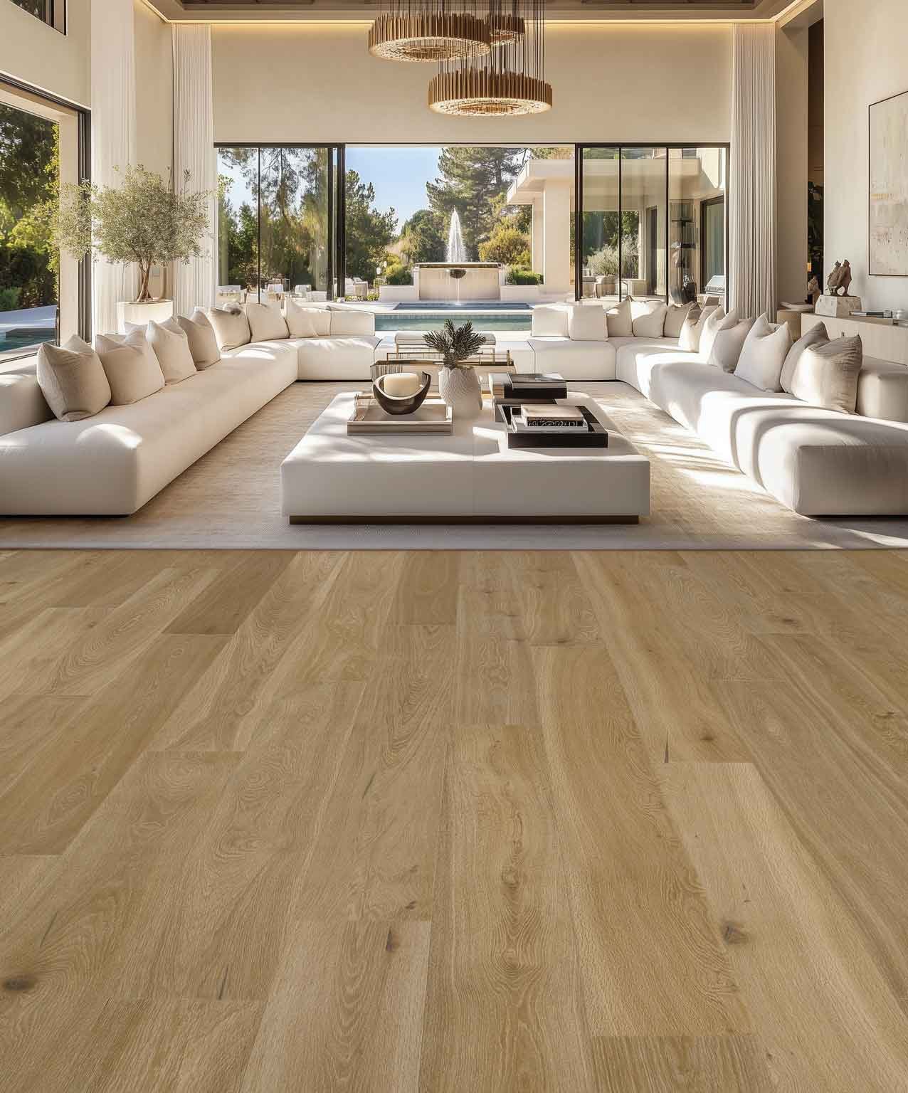 Carnival Plus Seascape wood flooring in a room