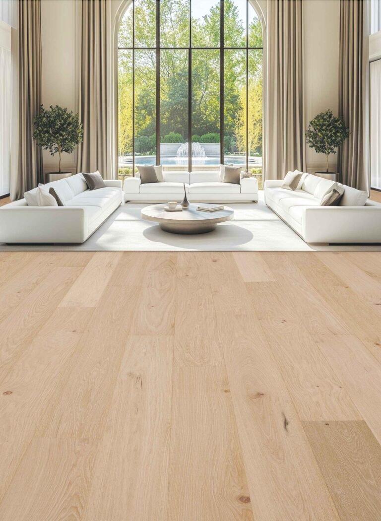 Carnival Plus Seashore wood flooring in a bright living room