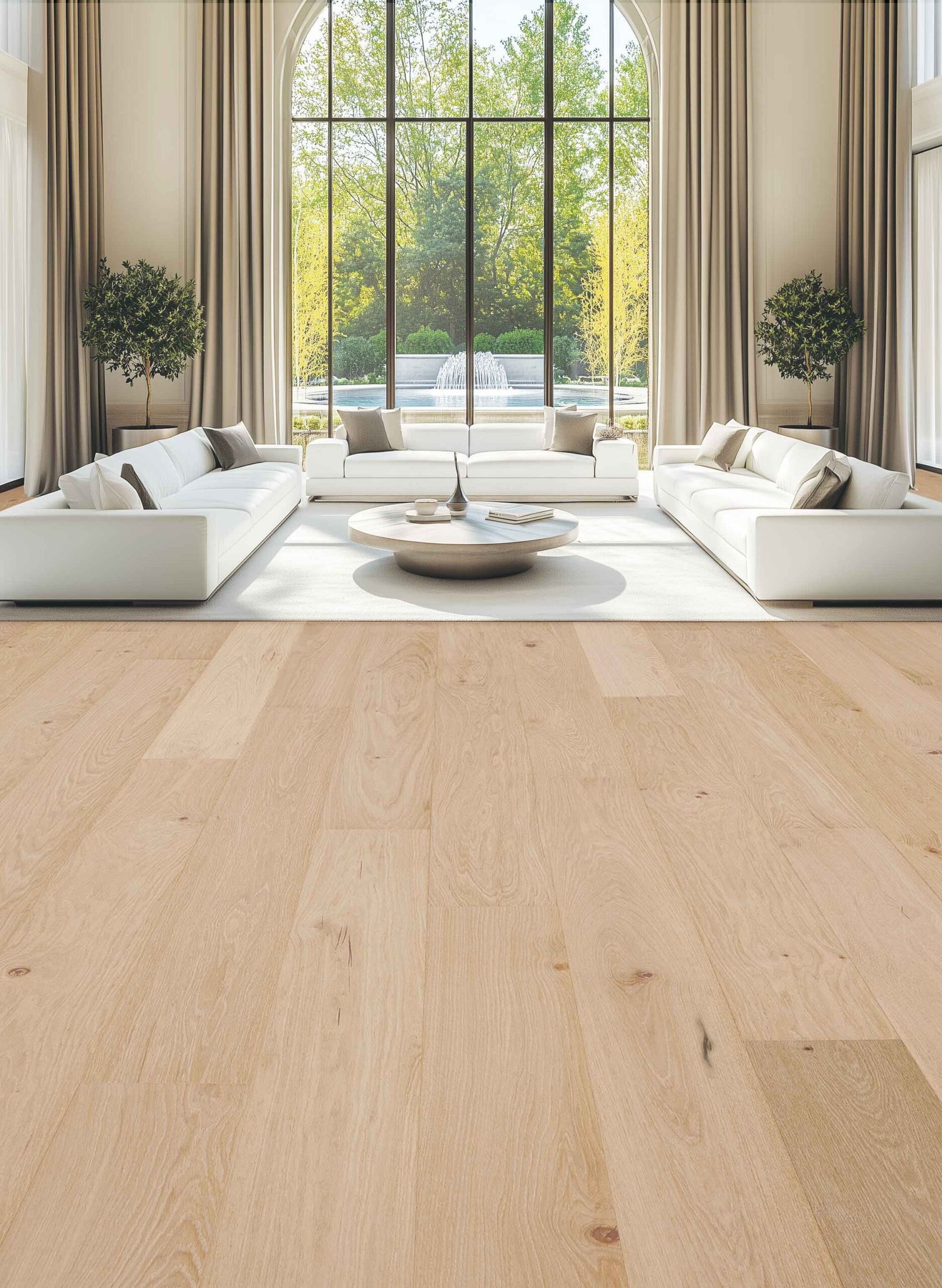 Carnival Plus Seashore wood flooring in a room