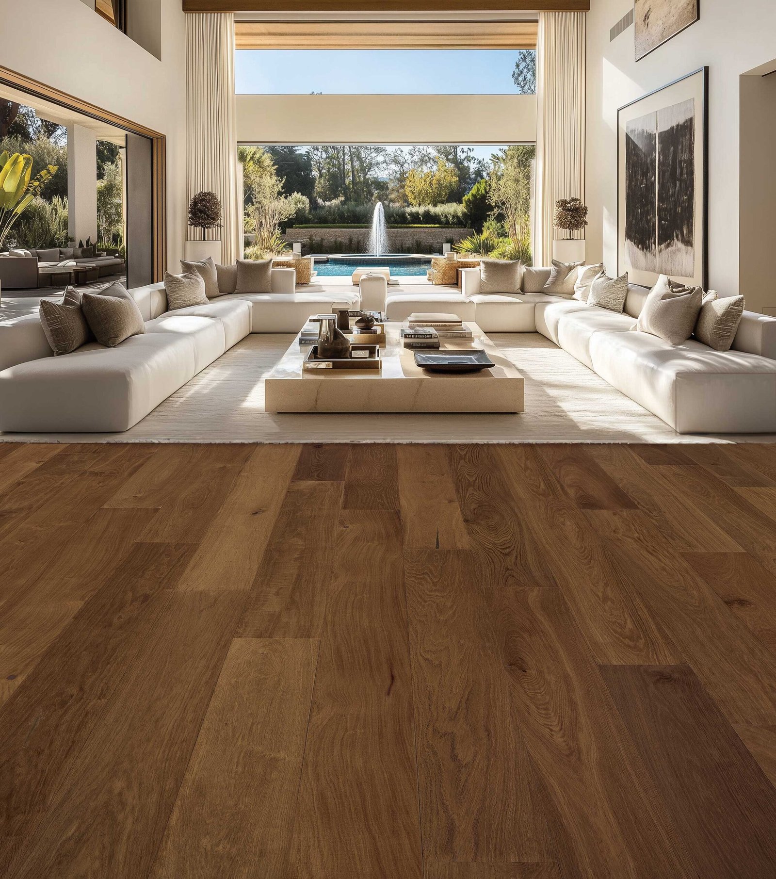 Carnival Plus Seaside wood flooring in a room