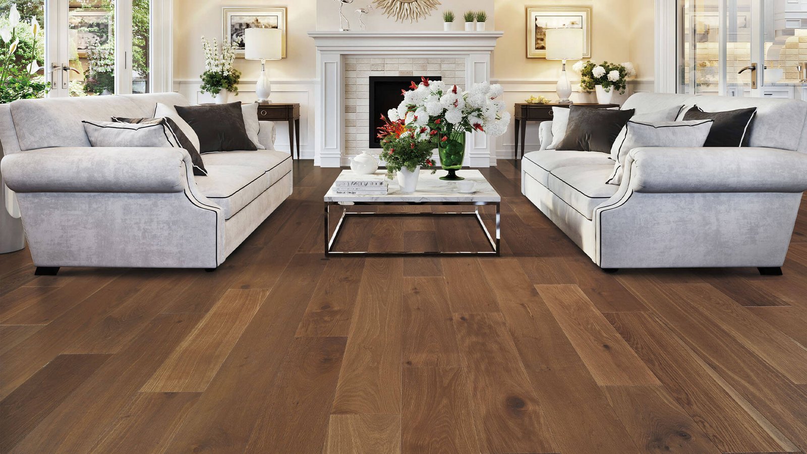 Carnival Spirit wood flooring in a room